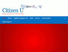 Tablet Screenshot of citizenu.net